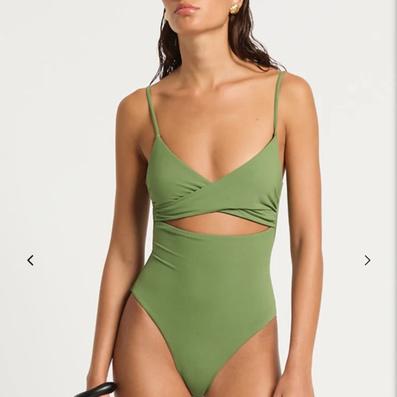 Bond Eye Amira One Piece Swim Green Black Reversible
